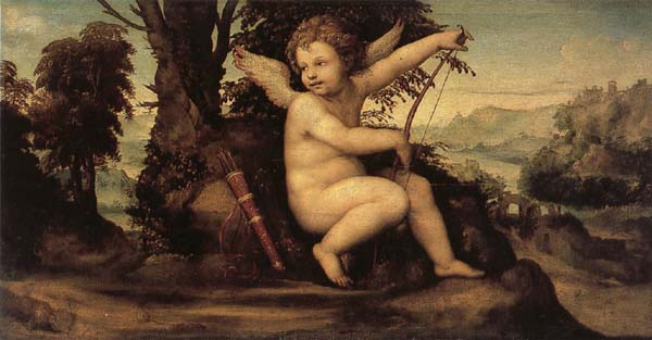 Cupid in a Landscape